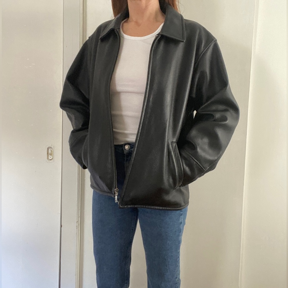 Vintage Genuine Leather Jacket